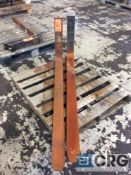 Set of 5 foot forklift forks