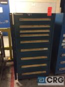 Stanley Vidmar 9-drawer parts cabinet