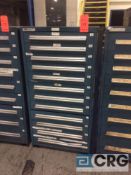 Stanley Vidmar 12-drawer parts cabinet