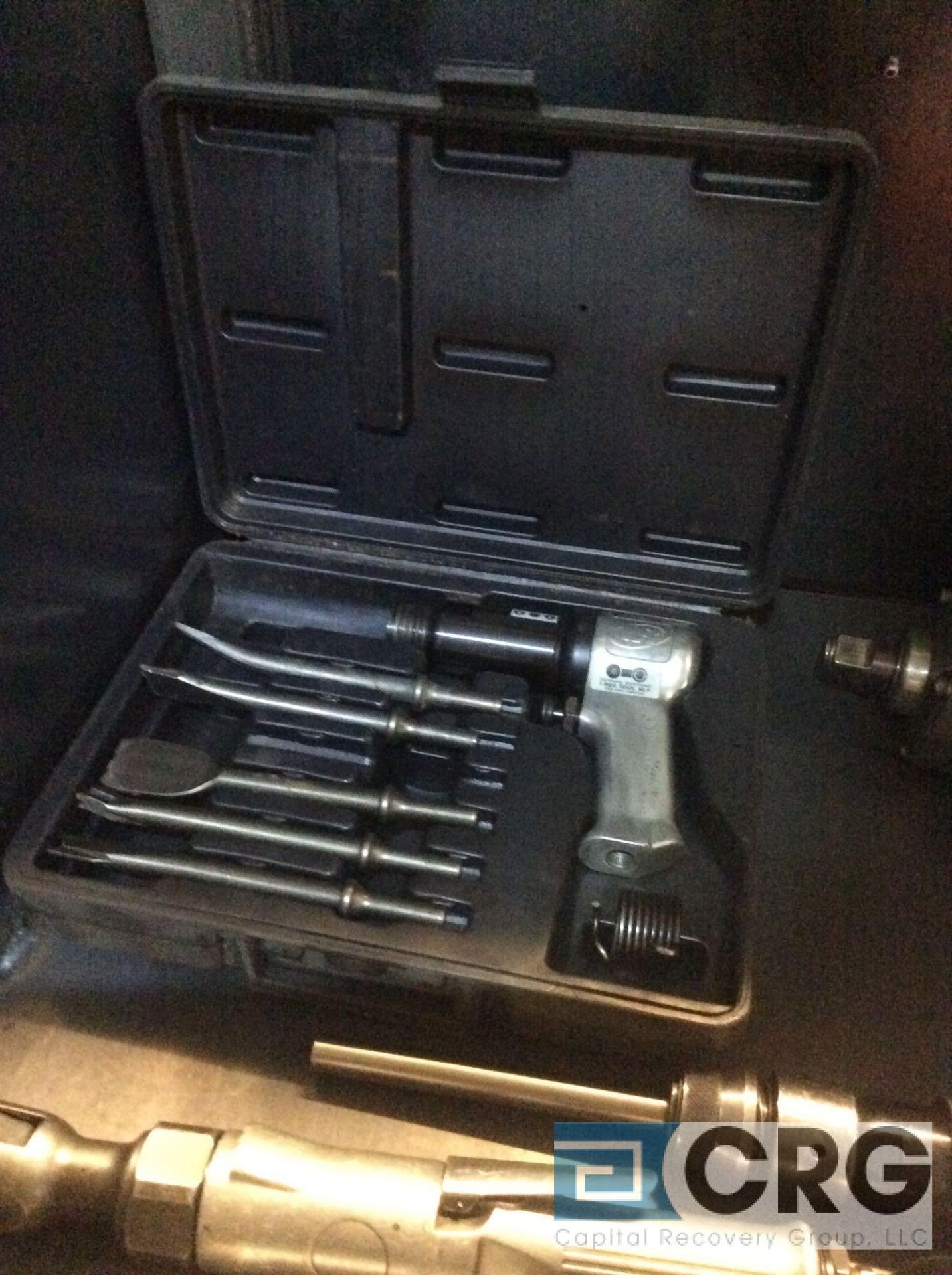 Lot of asst pneumatic hand tools including (1) air hammer, 3/4 inch impact gun, (6) asst ratchets, - Image 2 of 3