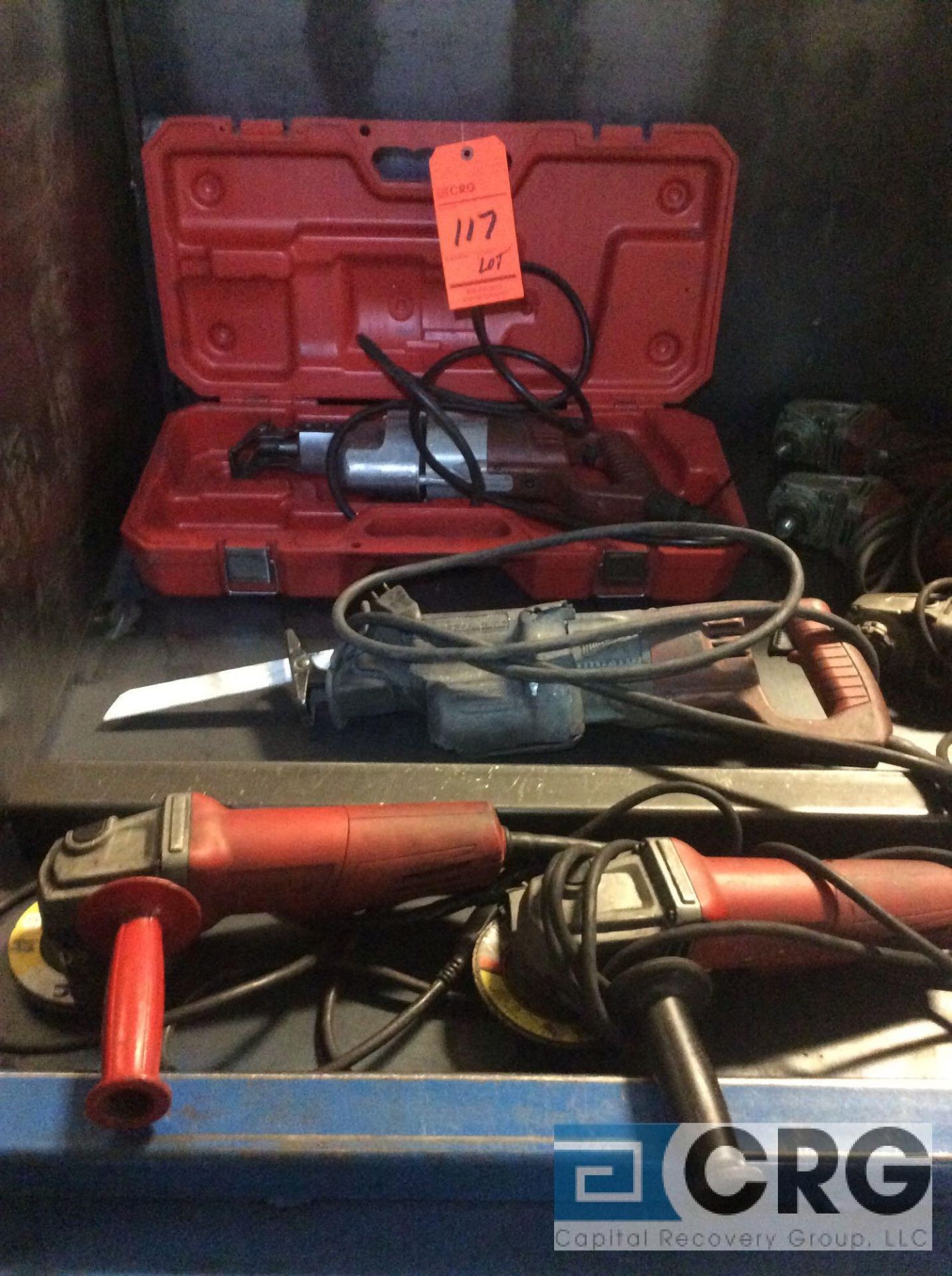 Lot of asst Milwaukee electric tools including (2) sawzall’s (2) drills and (5) small grinders - Image 2 of 3