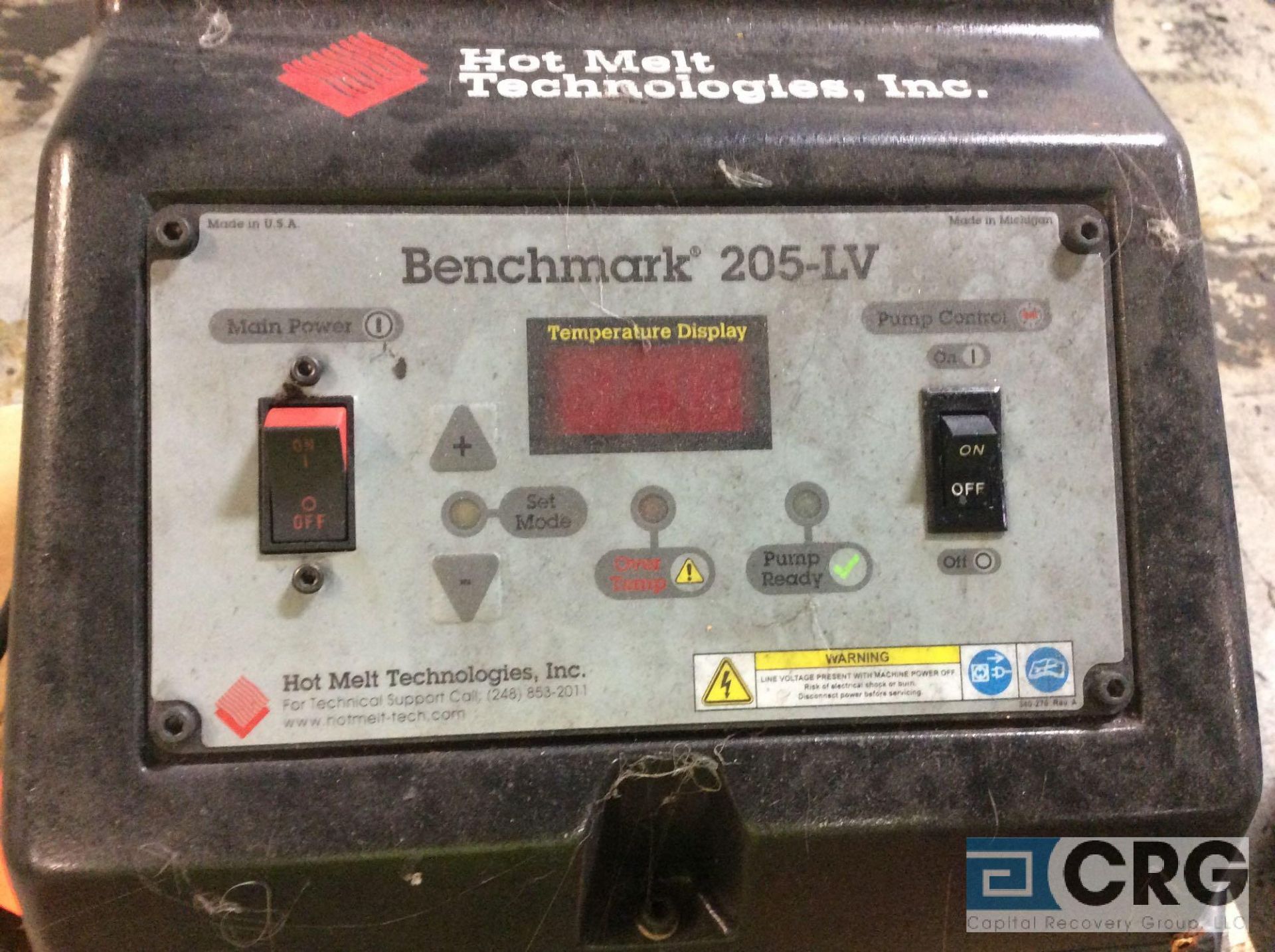 Hot Melt Texhnologies Benchmark 205-LV hot melt glue machine, 120 volt, 1 phase - Image 2 of 4