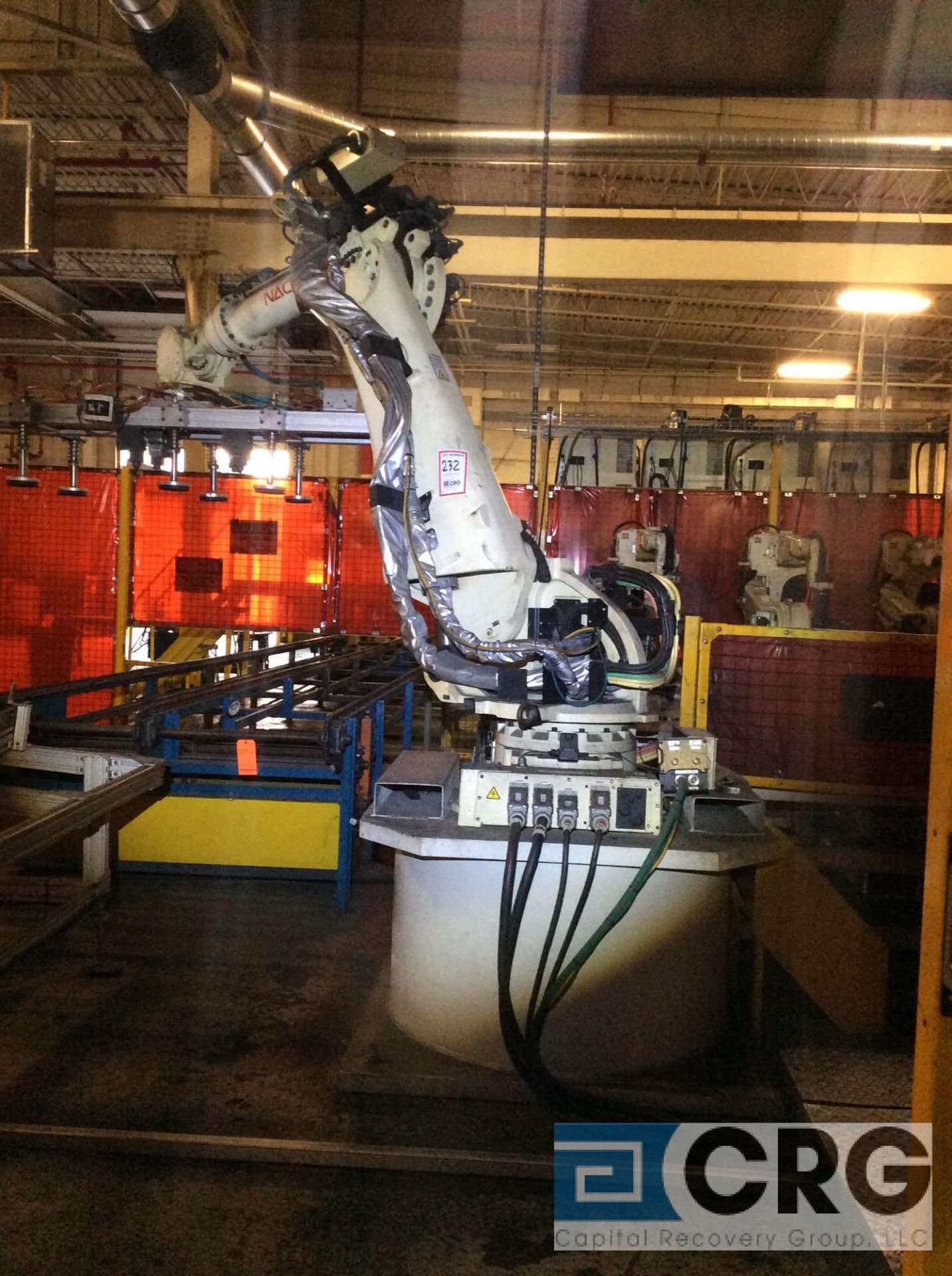 6-Axis Nachi SRA 240-01 material handling robot with controls, suction cup lifting (2015), subject