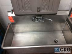 Stainless steel sink 21 in. X 14 in. deep X 48 in. long