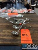 Lot of (40) stainless gravy boats with ladle