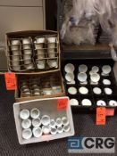 Lot consists of assorted items to include, (125) tall bell salt and pepper shakers, (20) cube, (