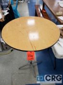 Lot of (25) 30 in. cocktail tables with adjustable pole