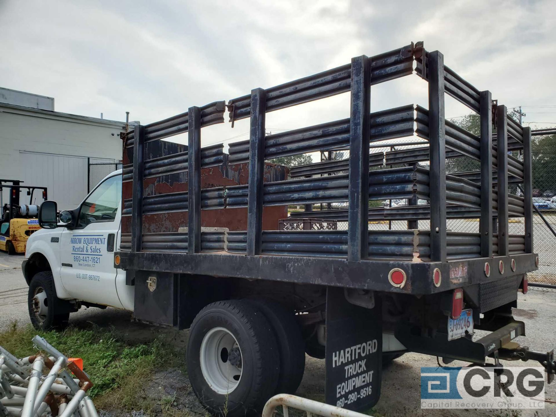 2001 Ford F-350 super duty 9 ft rack body truck, 4 x 4, 7.3L diesel, GVWR 12500#, 181,273 miles - Image 4 of 6