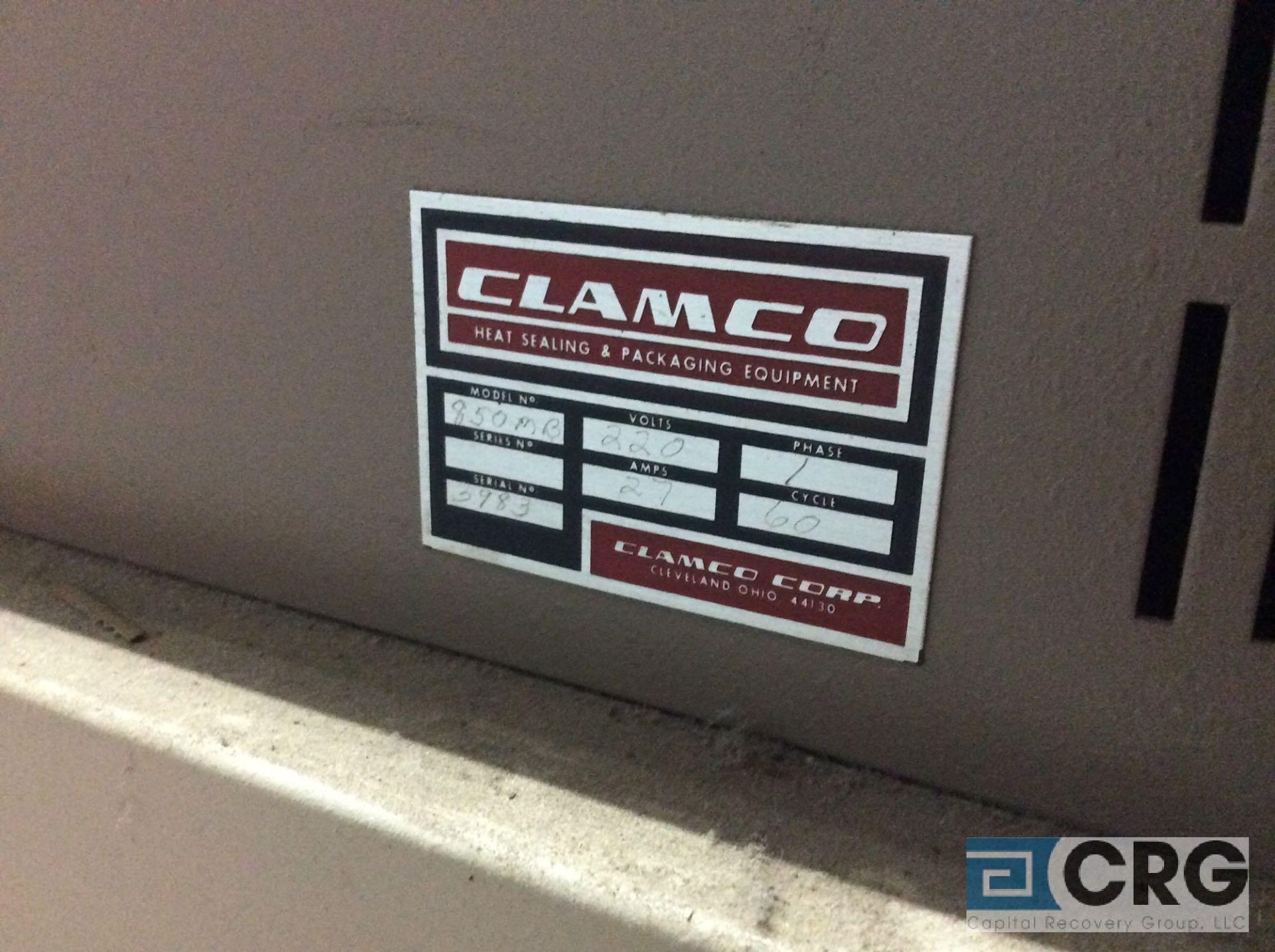 Clamco portable heat shrink and heat shield machine, tunnel is 15 in. (W) X 28 in. (L) - Image 4 of 5