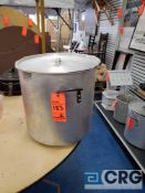 Lot of (2) 80 Qt pots with strainer