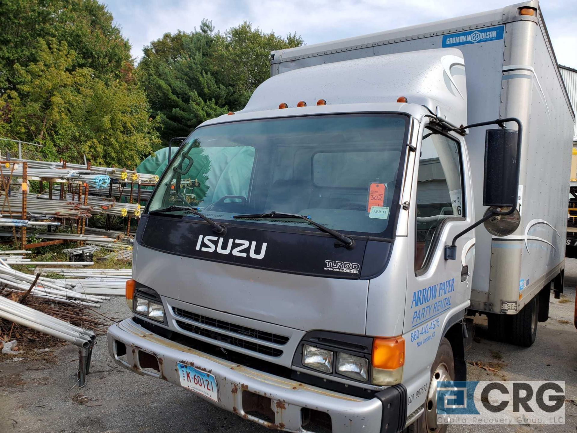 2001 Isuzu silver edition 16’ box truck vin J17003294 with 19,980 miles, turbo intercooled Diesel - Image 2 of 8