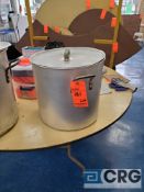 Lot of (2) 60 Qt pots with strainer