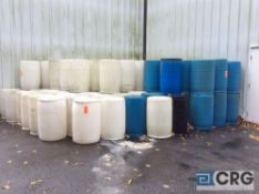 Lot of asst water barrels