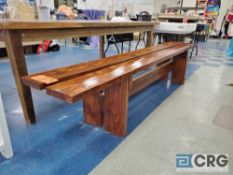 Lot of (2) 8' benches