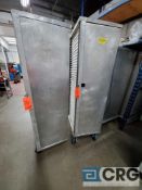 Lot of (2) portable 20 sheet pan sterno proofers