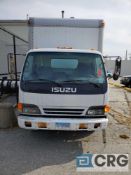 2004 Isuzu 16 ‘ Morgan box truck vin J47000549 with 58,870 miles, Diesel engine, AC, AT, cloth