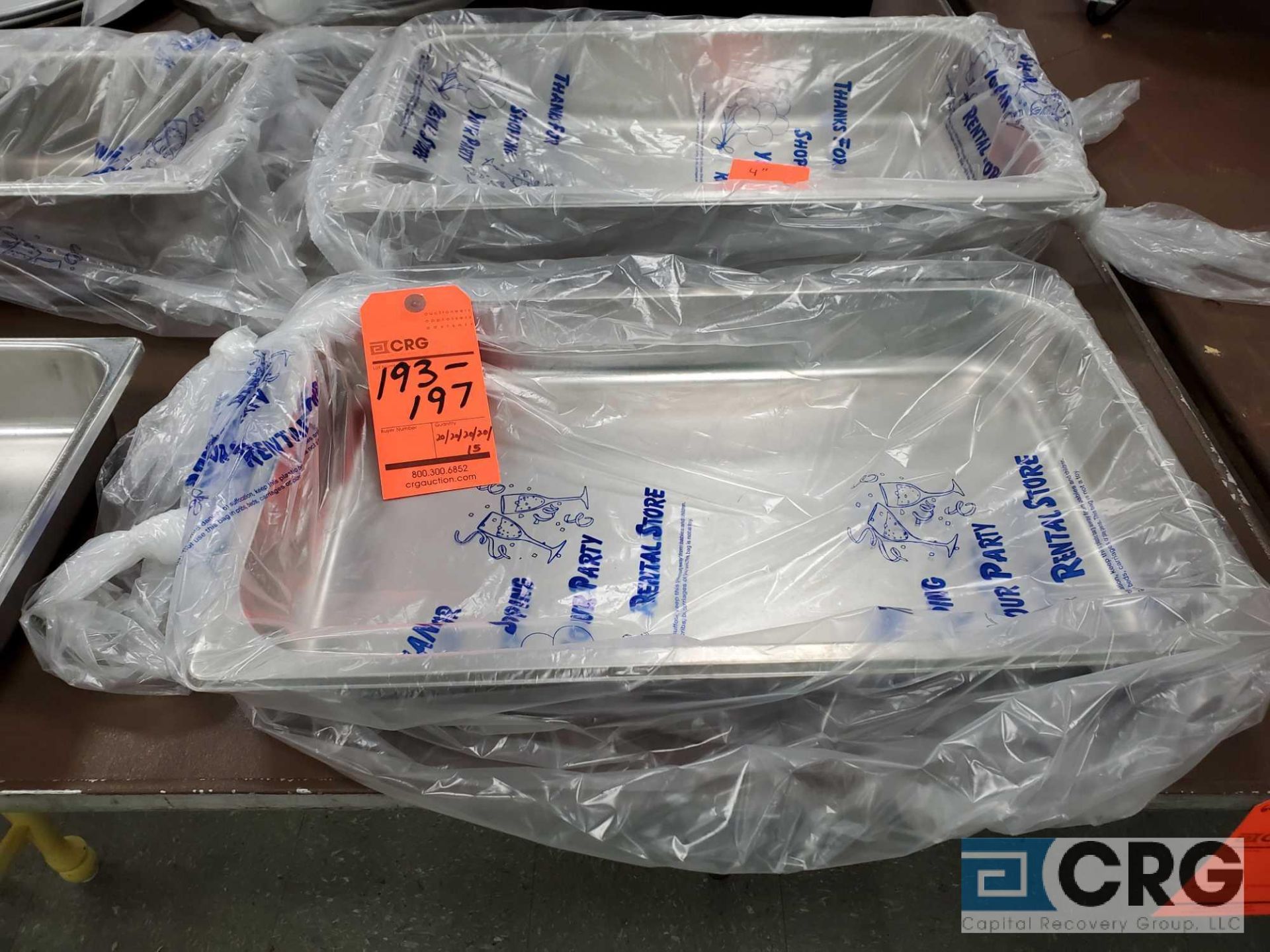 Lot of (20) stainless steel 2 in. deep full size food pans - Image 2 of 2