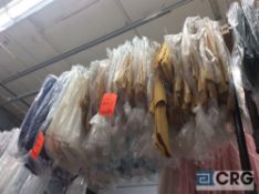 Lot of (70) asst 8 foot long drapes including (52) gold, (8) ivory and (10) blue