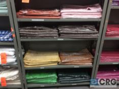 Lot of (1600 +/-) asst napkins including (148) kelly green, (257) brown, (103) rose, (135) forest