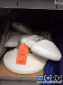 Lot of (7) white umbrella base