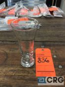 Lot of (220) Pilsner glasses with (10) racks, add'l $5 fee per rack