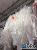 Lot of (130 +/-) WHITE chair covers