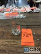 Lot of (950) 10 oz. high ball glasses, (23) 12 oz. high ball glasses with (28) racks, add'l $5 fee