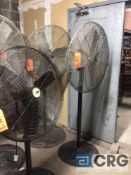 Lot of (3) pedestal fans