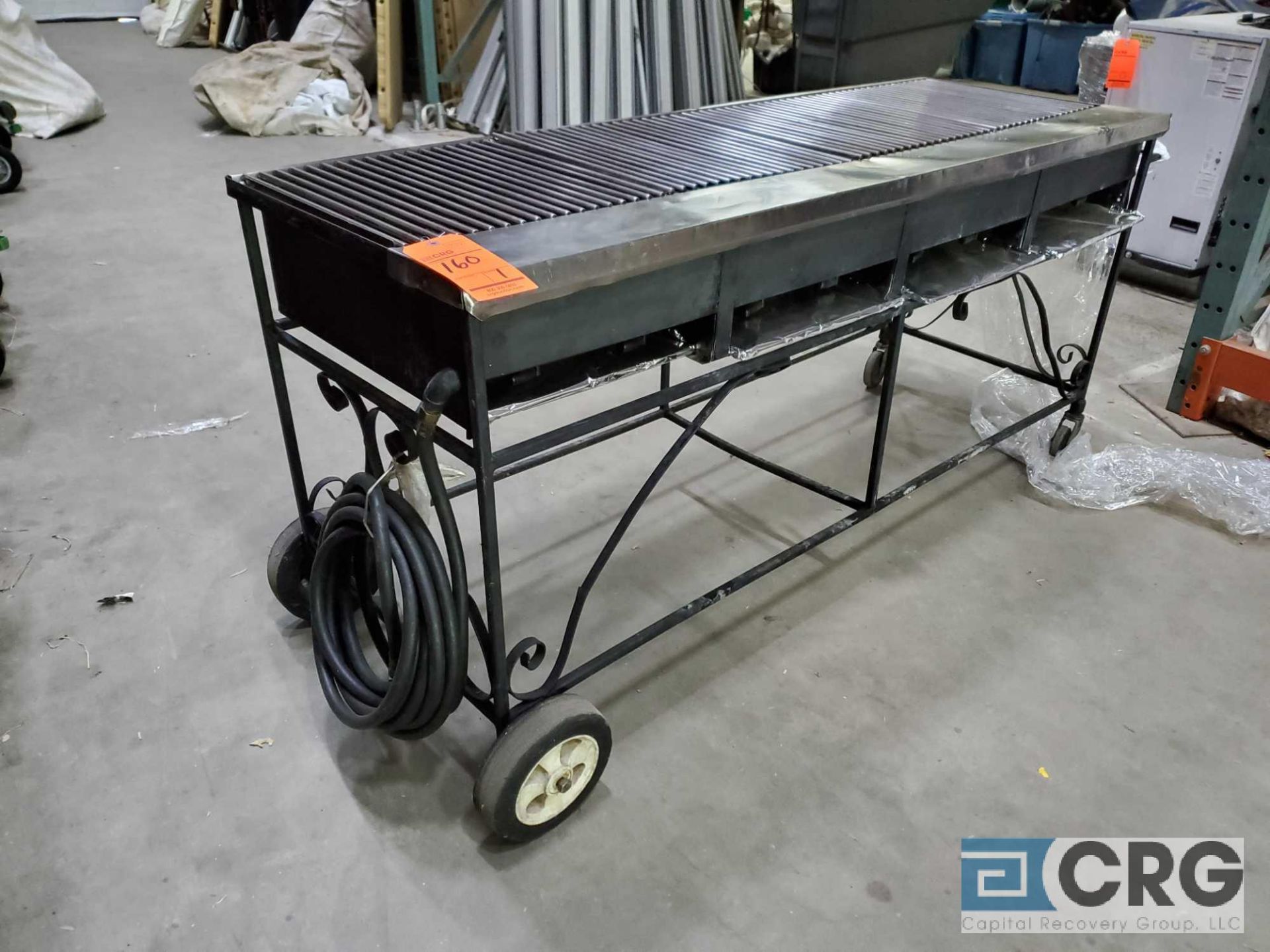 72 in. long x 24 in. deep portable propane grill - Image 6 of 6