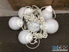 Lot of (12) 30 foot strings globe lights