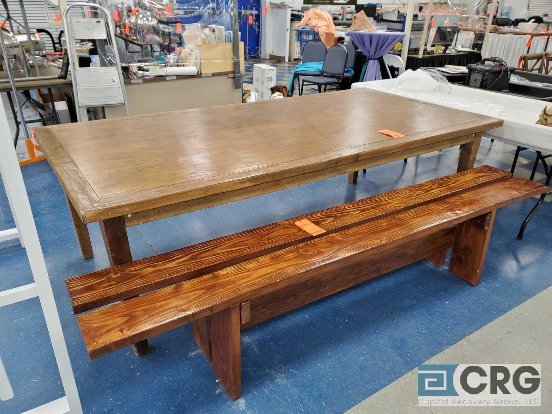 48 in. x 8' farm table - Image 3 of 3