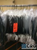 Lot of (10) BLACK 54 X 54 inch table cloths