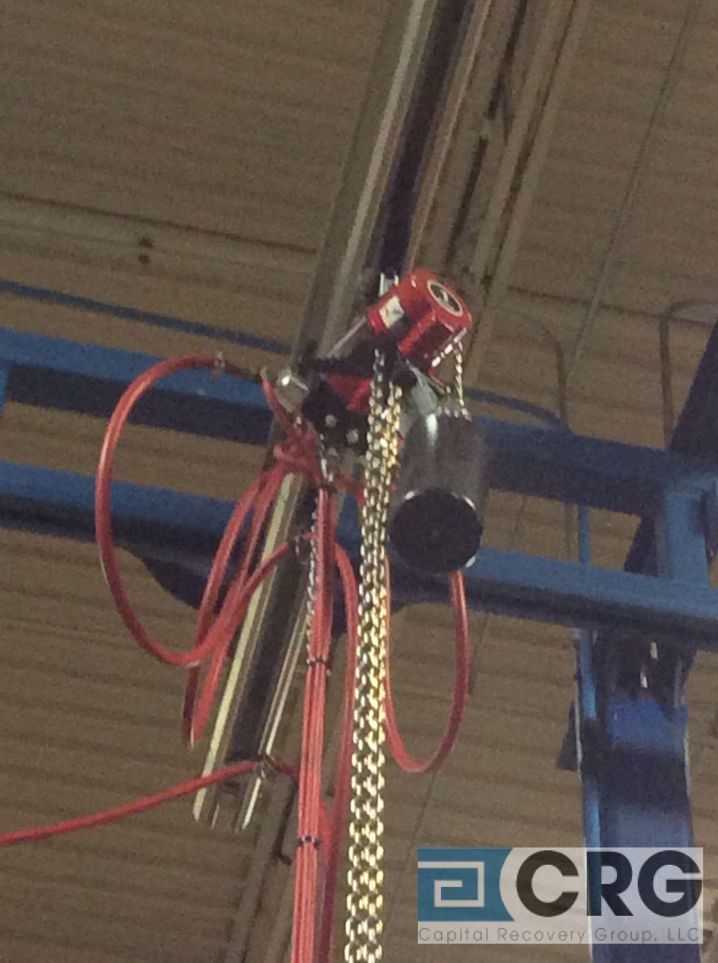 20 X 36 X 18 feet high overhead crane with (6) posts, Gorbel 2000 lb apacity span and 1 ton - Image 3 of 3