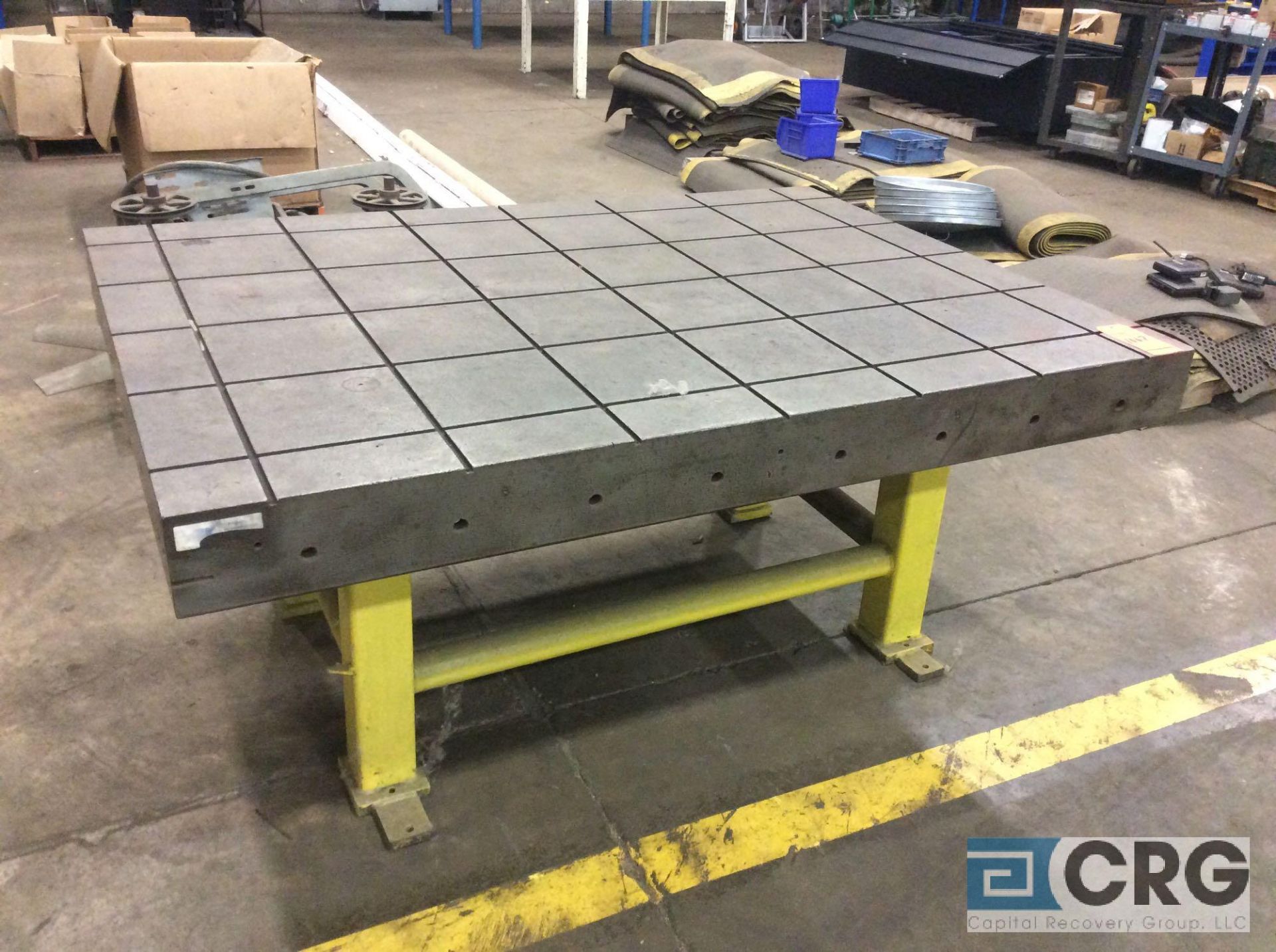 50 X 70 heavy duty steel slotted table