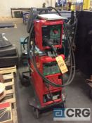 Fronius portable welder including TRANSPULS SYNERGIC 4000 power source and VR4000 welder and wire