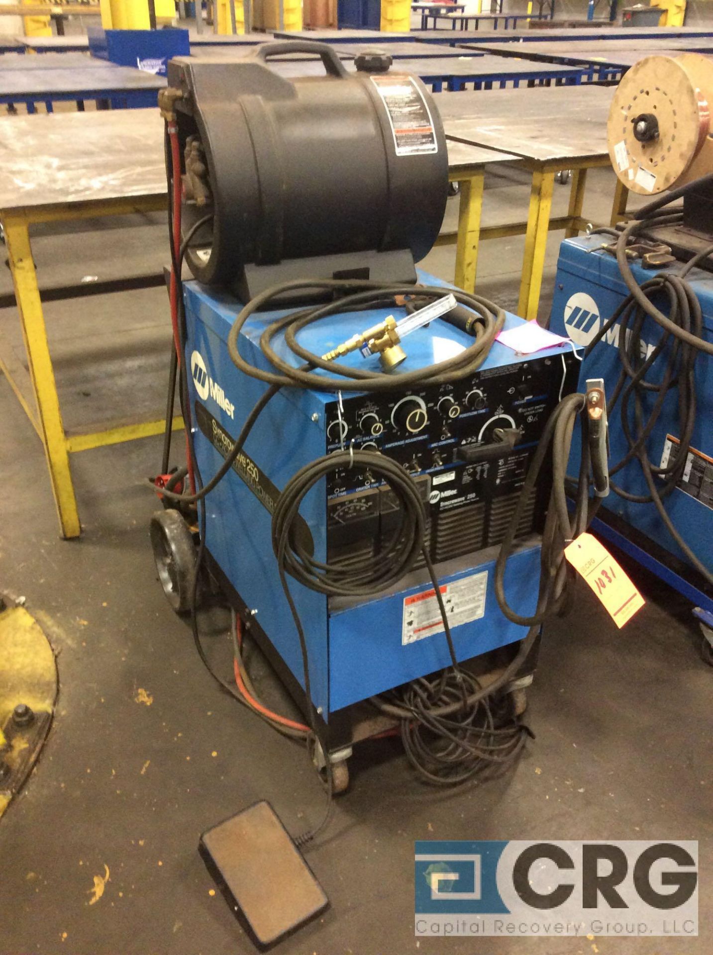 Miller SYNCROWAVE 250 CC-AC/DC welder, 80 max OCV, 3 phase, with chiller