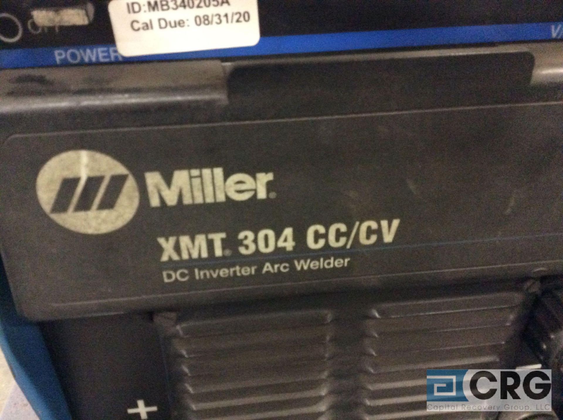 Miller XMT 304 CC/CV DC inverter arc welder, 96 max OCV, 3 phase, With 24V wire feed - Image 2 of 4