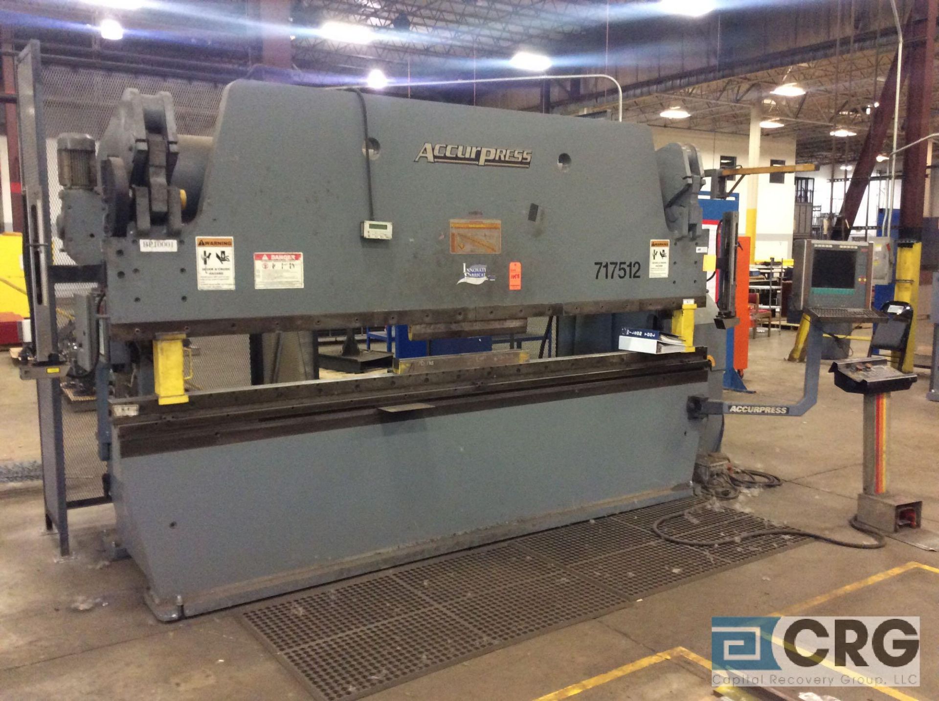 AccuPress 717512 CNC hydraulic press brake, 175 ton cap, 12 foot, with ACCUPRESS controls and ETS - Image 2 of 7