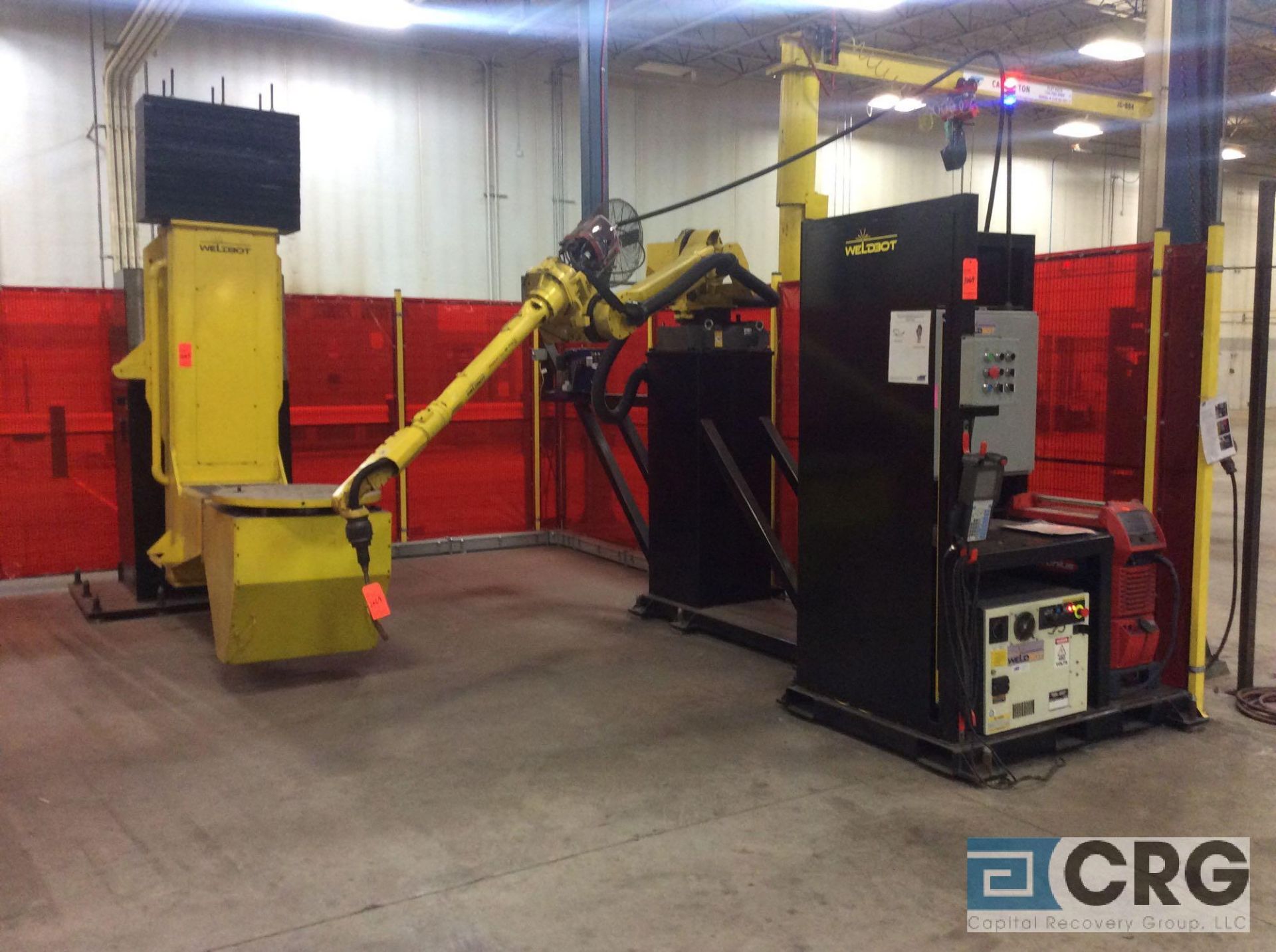 Weldbot robotic welder with FANUC ROBOT M-710IC-12L, Weldbot rotating table, Fronius TPS 500i - Image 2 of 12