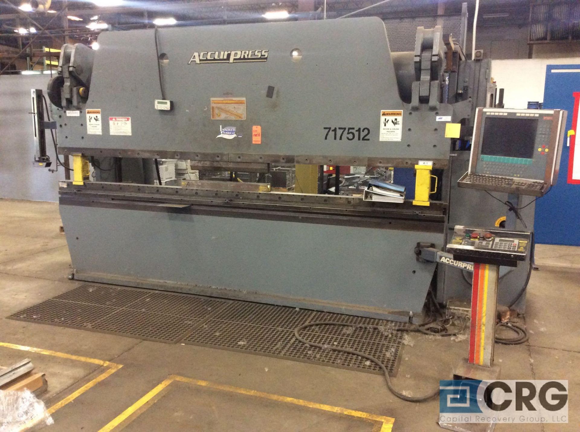 AccuPress 717512 CNC hydraulic press brake, 175 ton cap, 12 foot, with ACCUPRESS controls and ETS