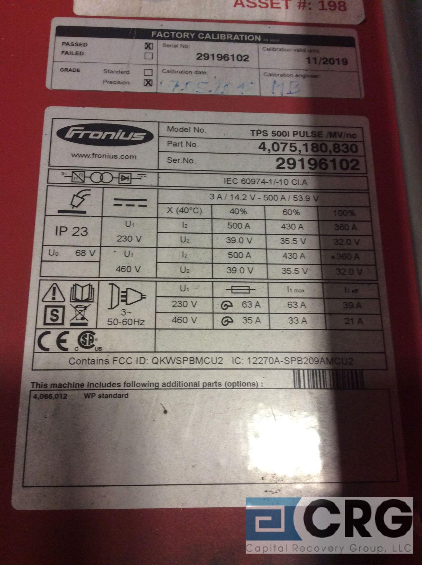 Weldbot robotic welder with FANUC ROBOT M-710IC-12L, Weldbot rotating table, Fronius TPS 500i - Image 9 of 12