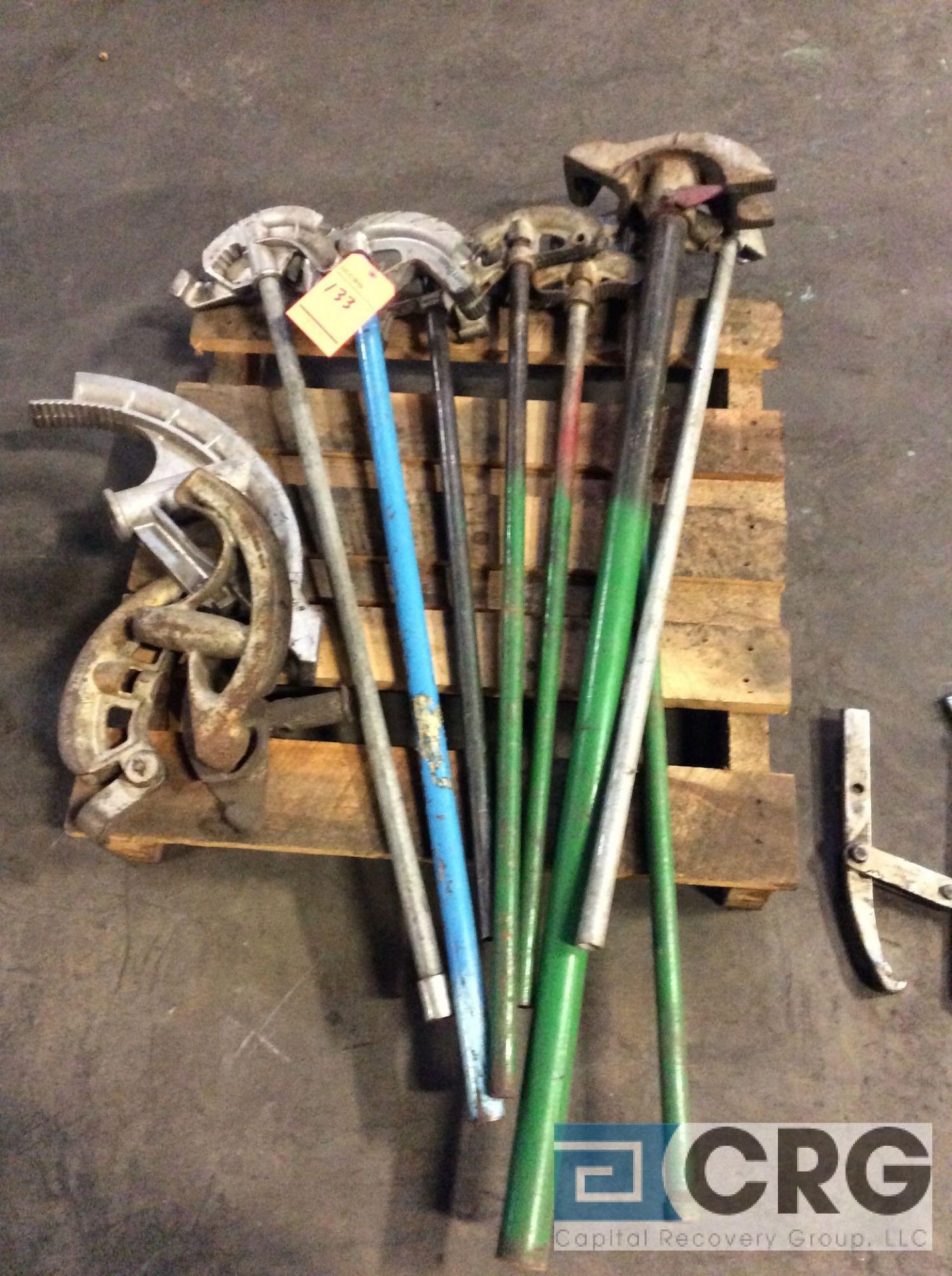 Lot of assorted conduit benders