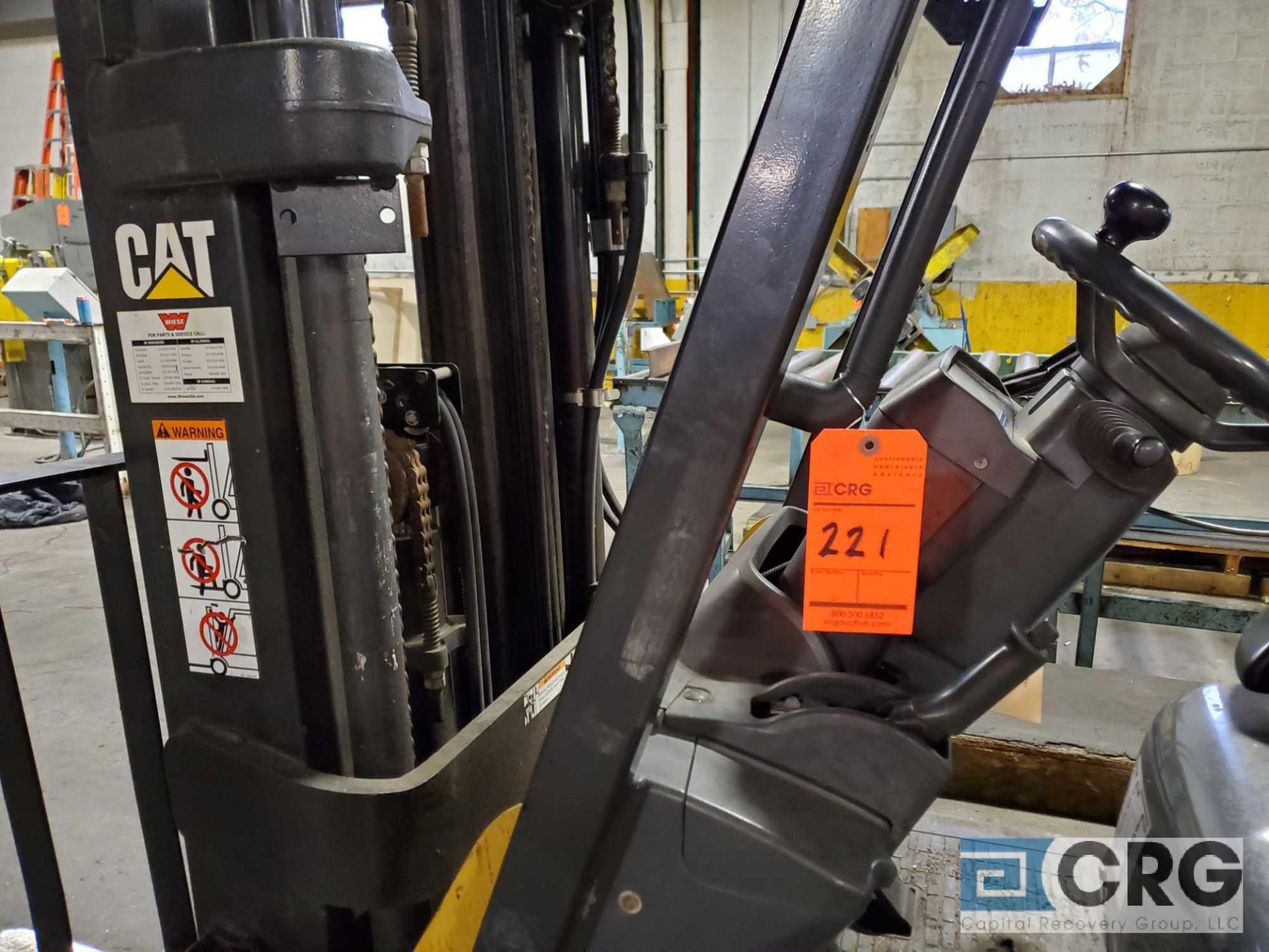 2013 Caterpillar m/n 2C5000 solid tire LP forklift - Image 2 of 6