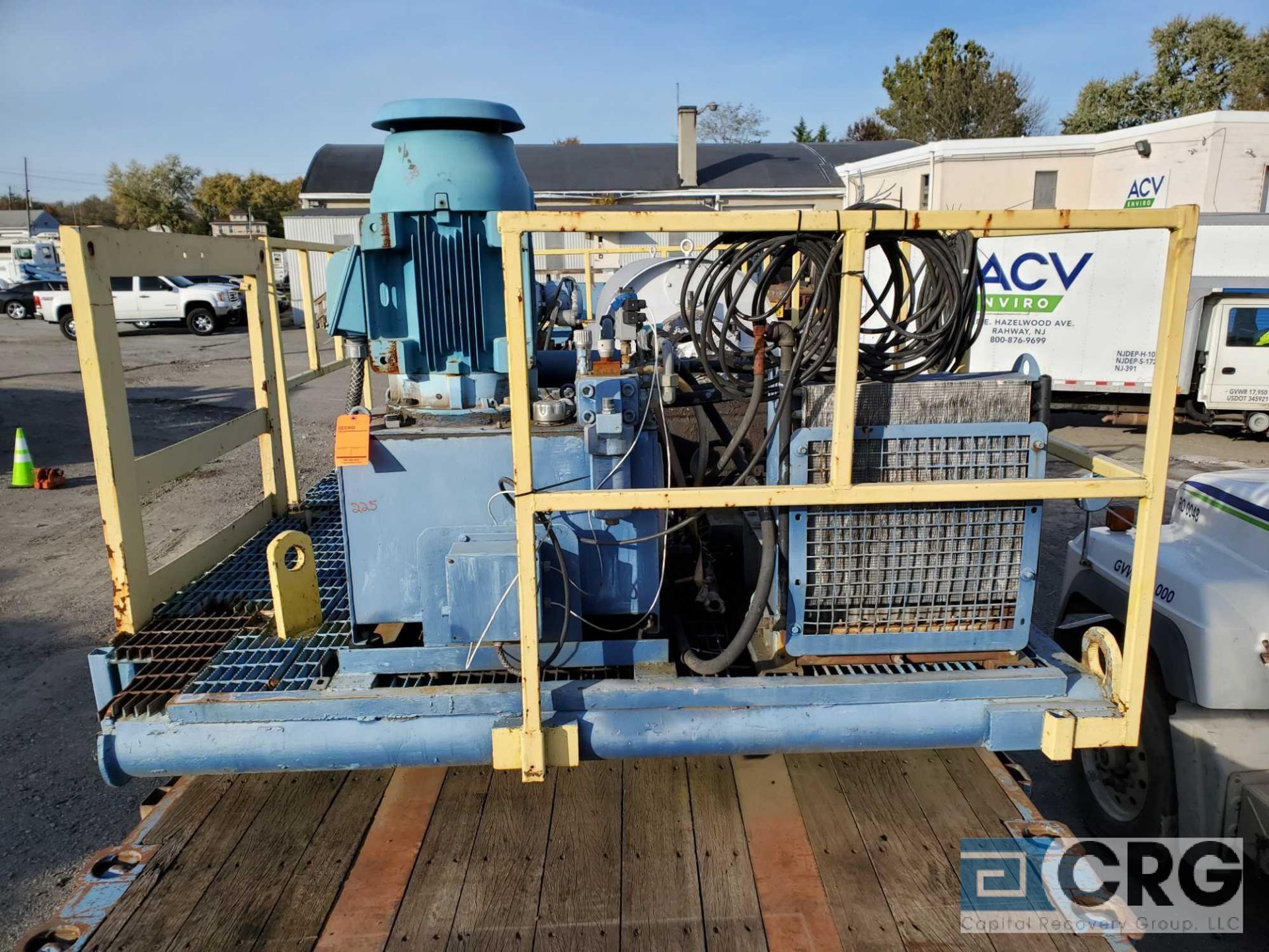 Bird Centrifuge Unit, 21,000 GVWR, 480/3ph motors, in pieces on trailer, VIN# L3-3022 [located at