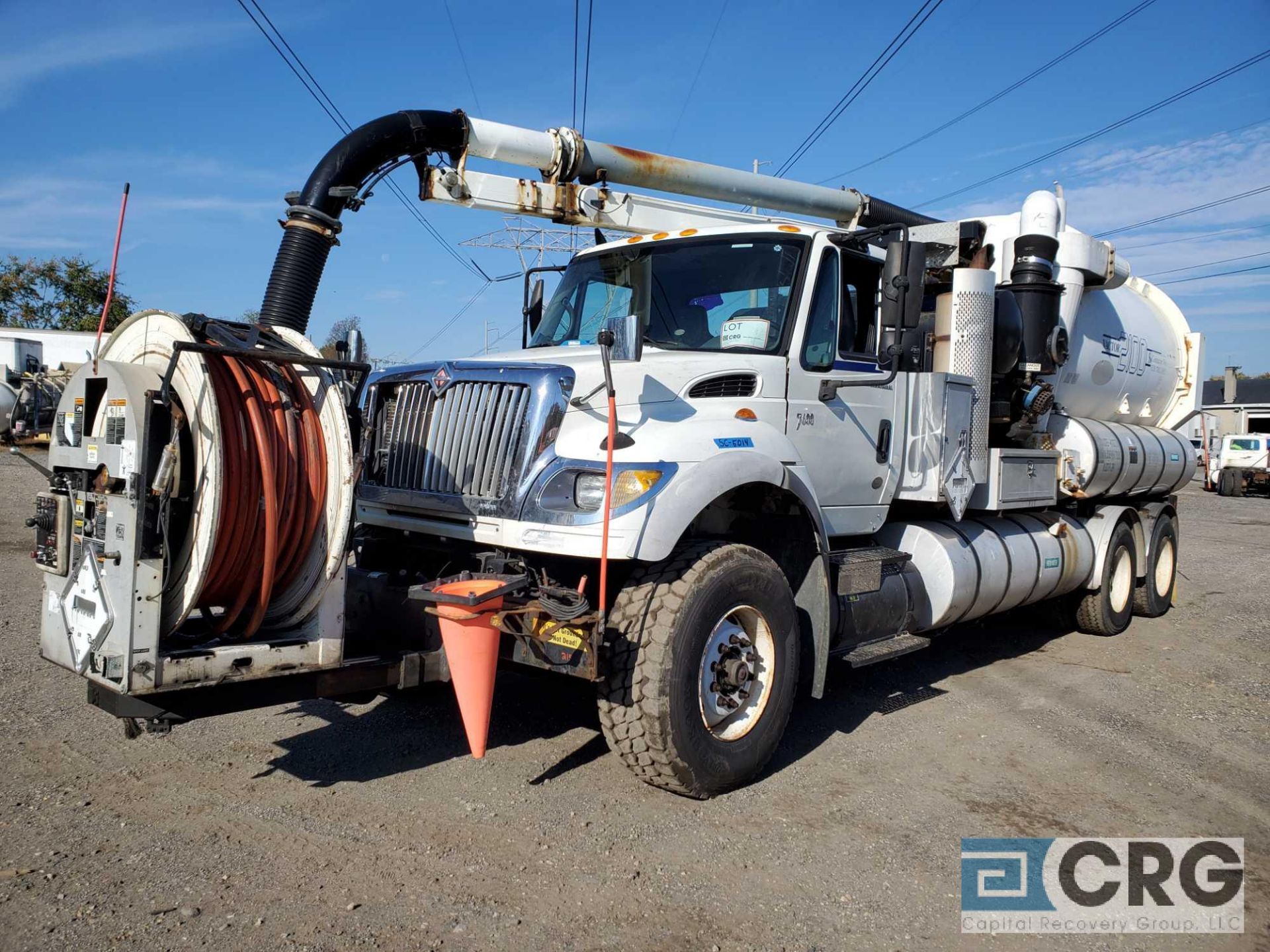 2007 International 7600 tandem axle Jet Rodder Sewer Cleaner