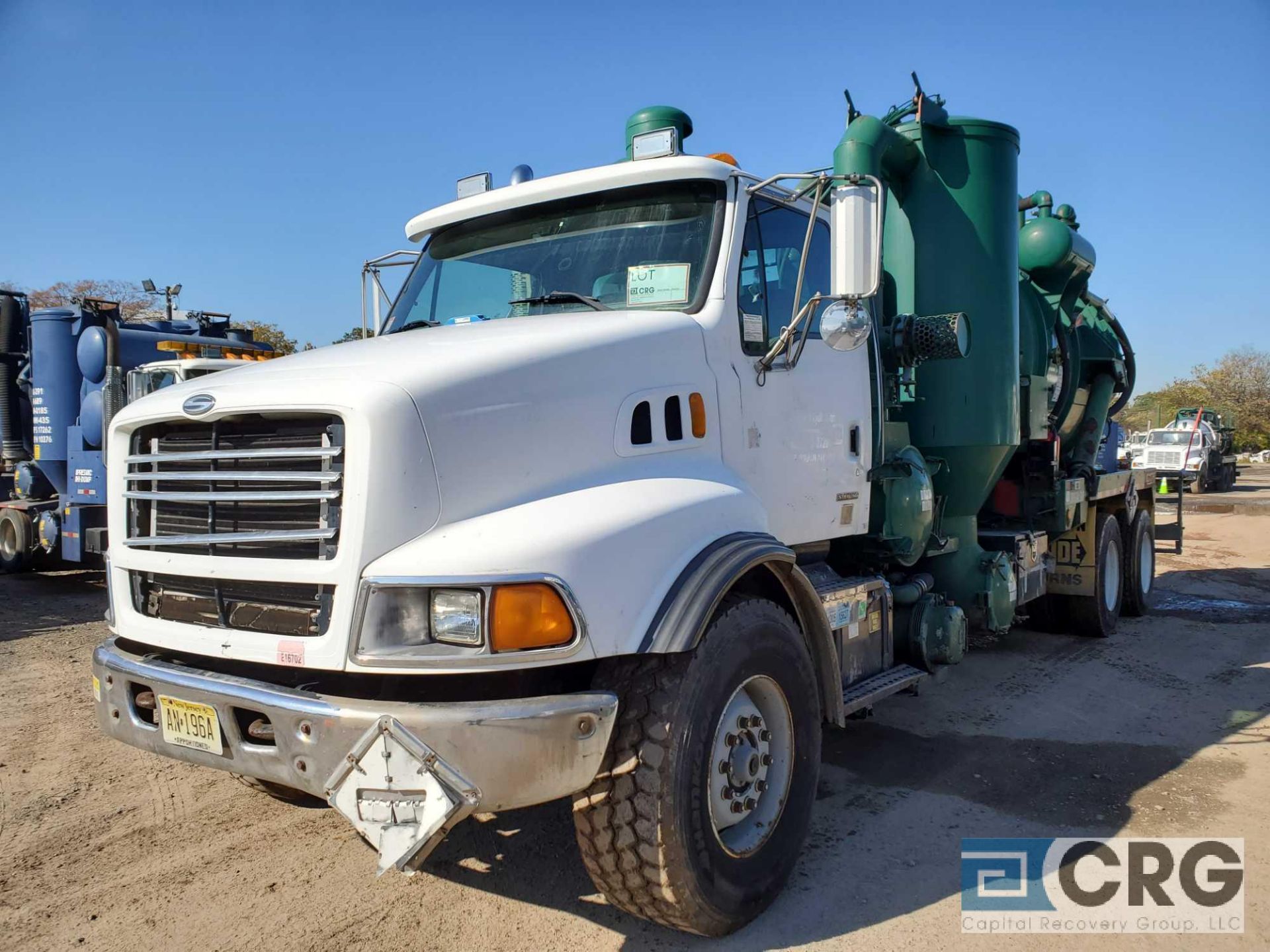 2000 Sterling tandem axle Turbo Vac Truck, 80,000 GVWR, with 3,000 gal. capacity Presvac carbon