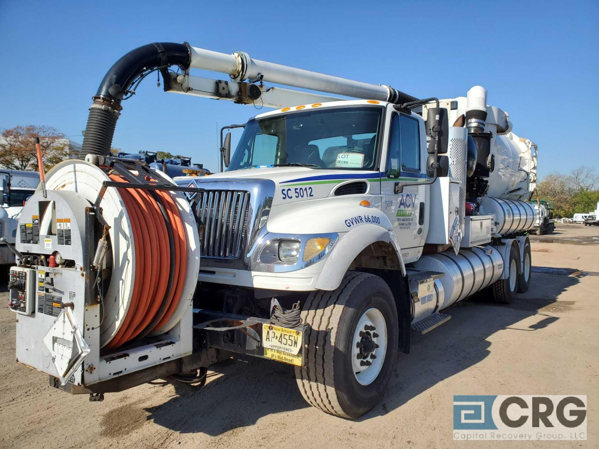 2007 International tandem axle Sewer Cleaner Jet Rodder Truck, 66,000 GVWR, 21,311 hours, with 2,000