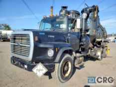 1995 Ford L9000 Turbo Vac Truck, 64,000 GVWR, with 3,200 gal. capacity Cusco carbon body serial#