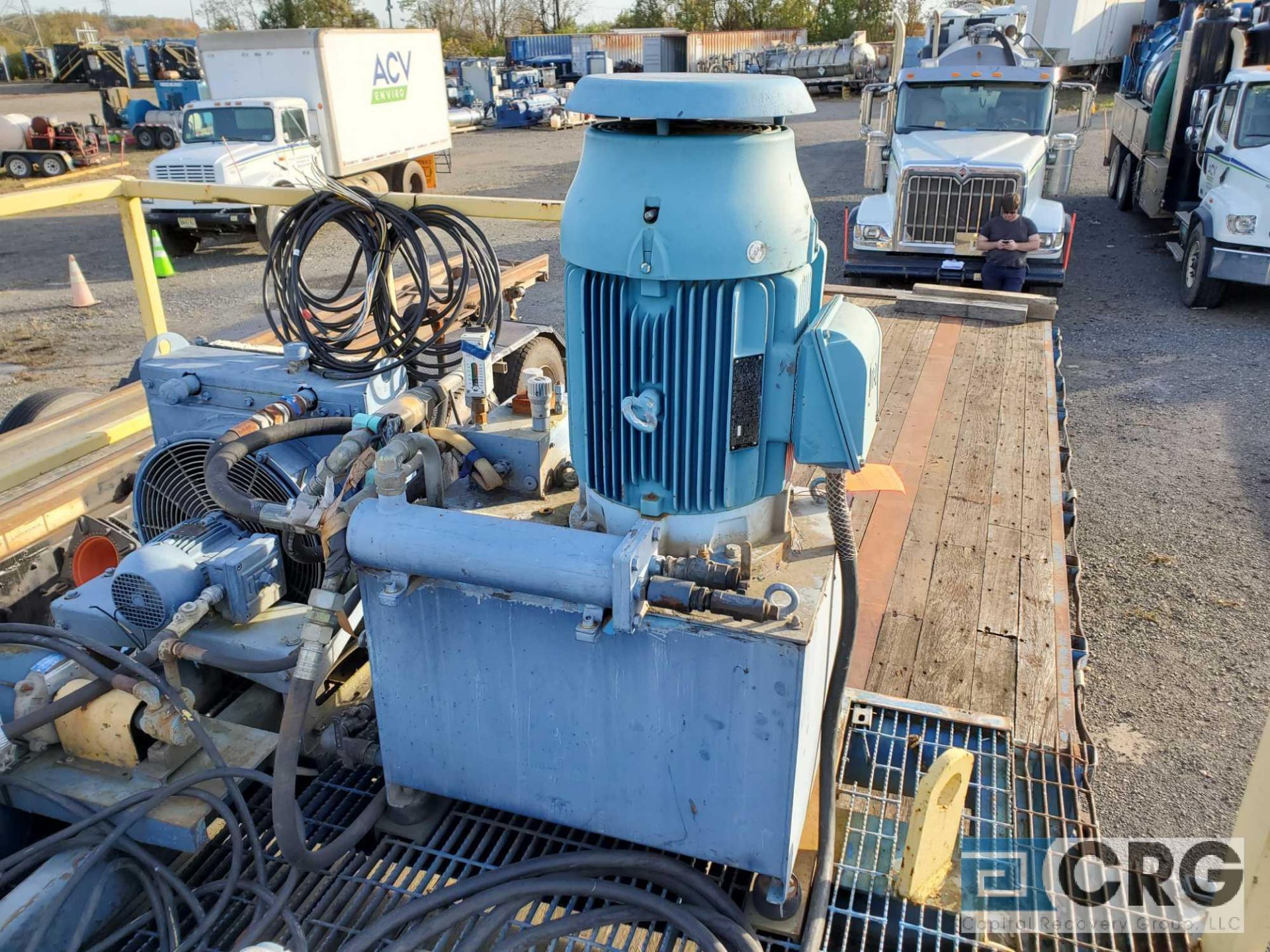 Bird Centrifuge Unit, 21,000 GVWR, 480/3ph motors, in pieces on trailer, VIN# L3-3022 [located at - Image 10 of 12