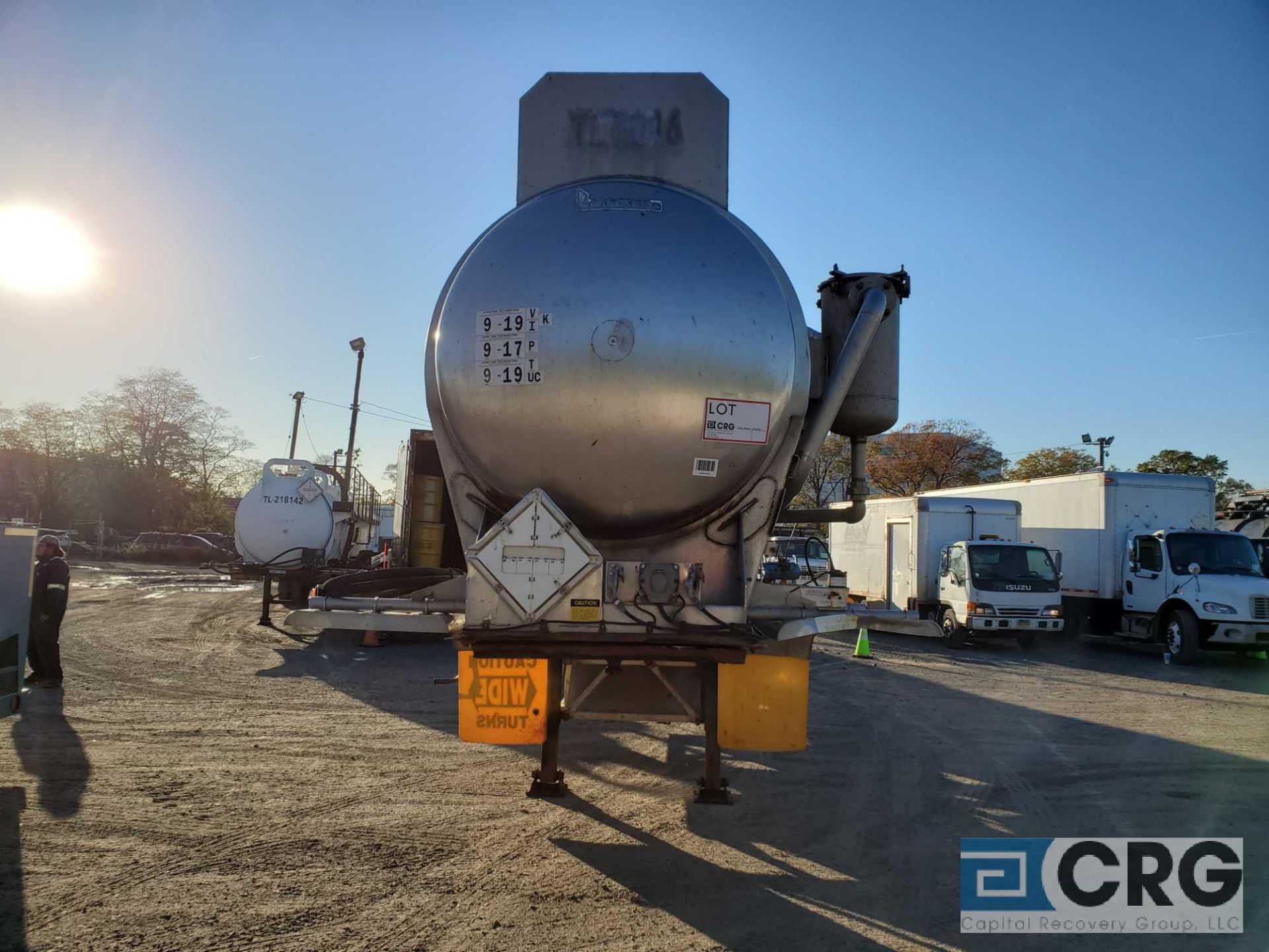 1987 Brenner T/A Vacuum water Tank Trailer - Image 3 of 10